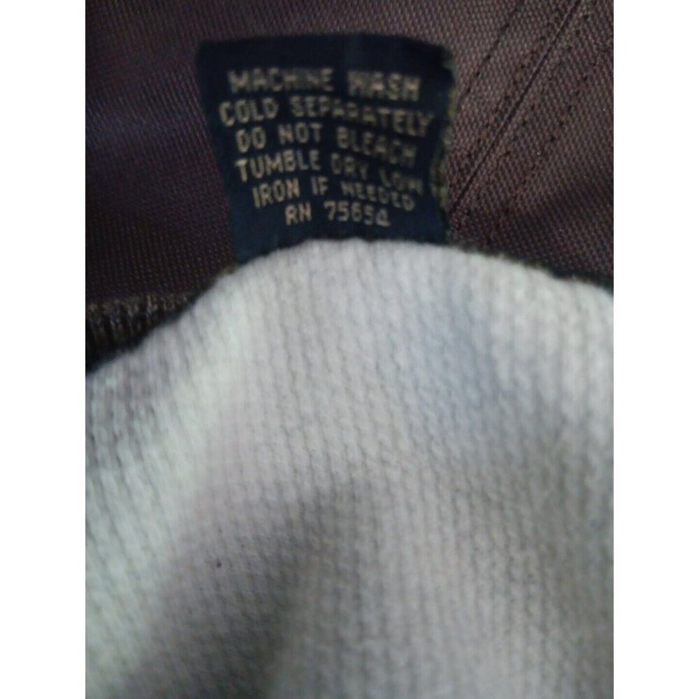 Vintage Abercrombie Fitch Sweater Mens MedBrown Gray Pullover V-Neck Casual Y2K - Picture 9 of 9